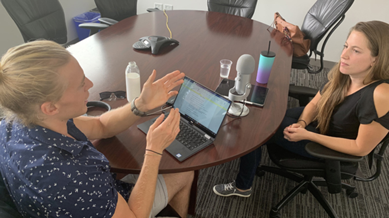 Danielle Grotjahan and Drew Duglan